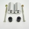 KORMÁNYVÉGSÚLY KRÓM M6*80*17,5mm (KEREKÍTETT) / 110gr/db SUZUKI GSF 400-600-1200 / GSX-R 600-750-1000 / SV 650-1000 / TL 1300